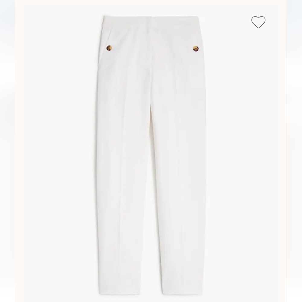 J. Crew Factory Linen Cotton Sailor Pant 12